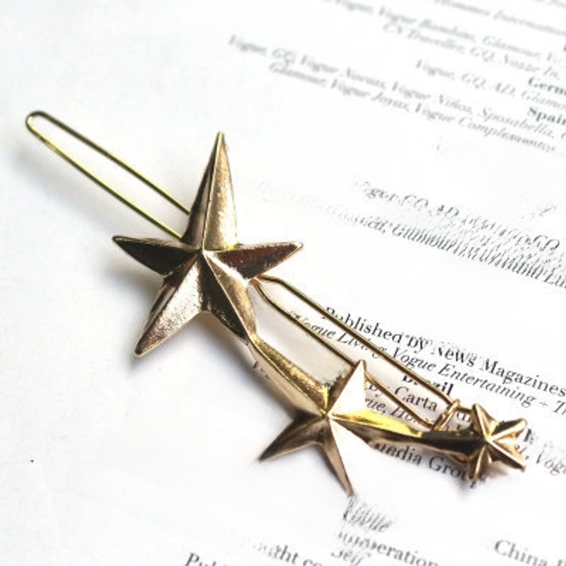 Minimalist Moon Alloy Plating Hair Clip 1 Piece