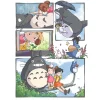 Hayao Miyazaki My Neighbor Totoro - 16CT Stamped Cross Stitch - 35*45cm