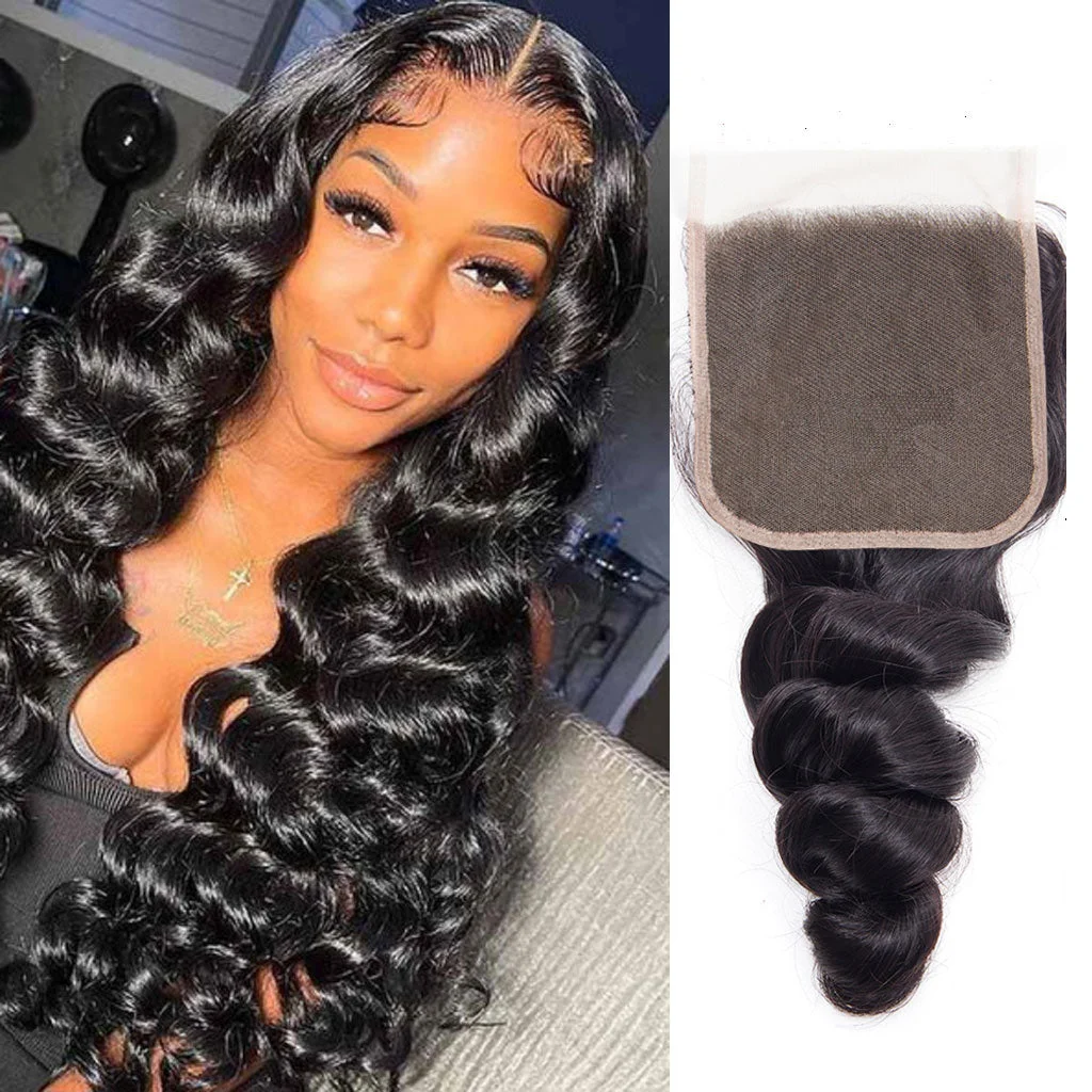 12A Loose Wave 4x4 5x5 HD Lace Closure Undetectable HD Lace Closure 