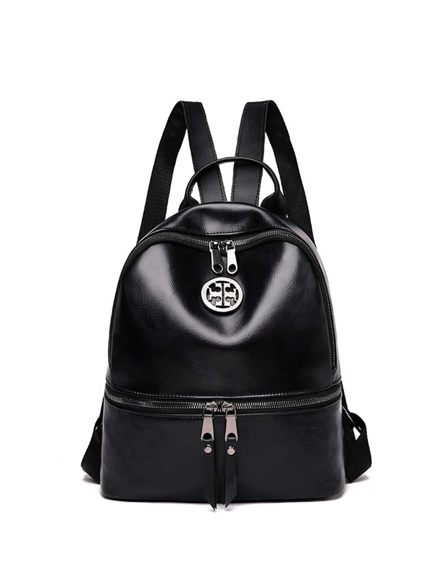 Ladies Backpack Fashion Solid Color Multi-function Bag