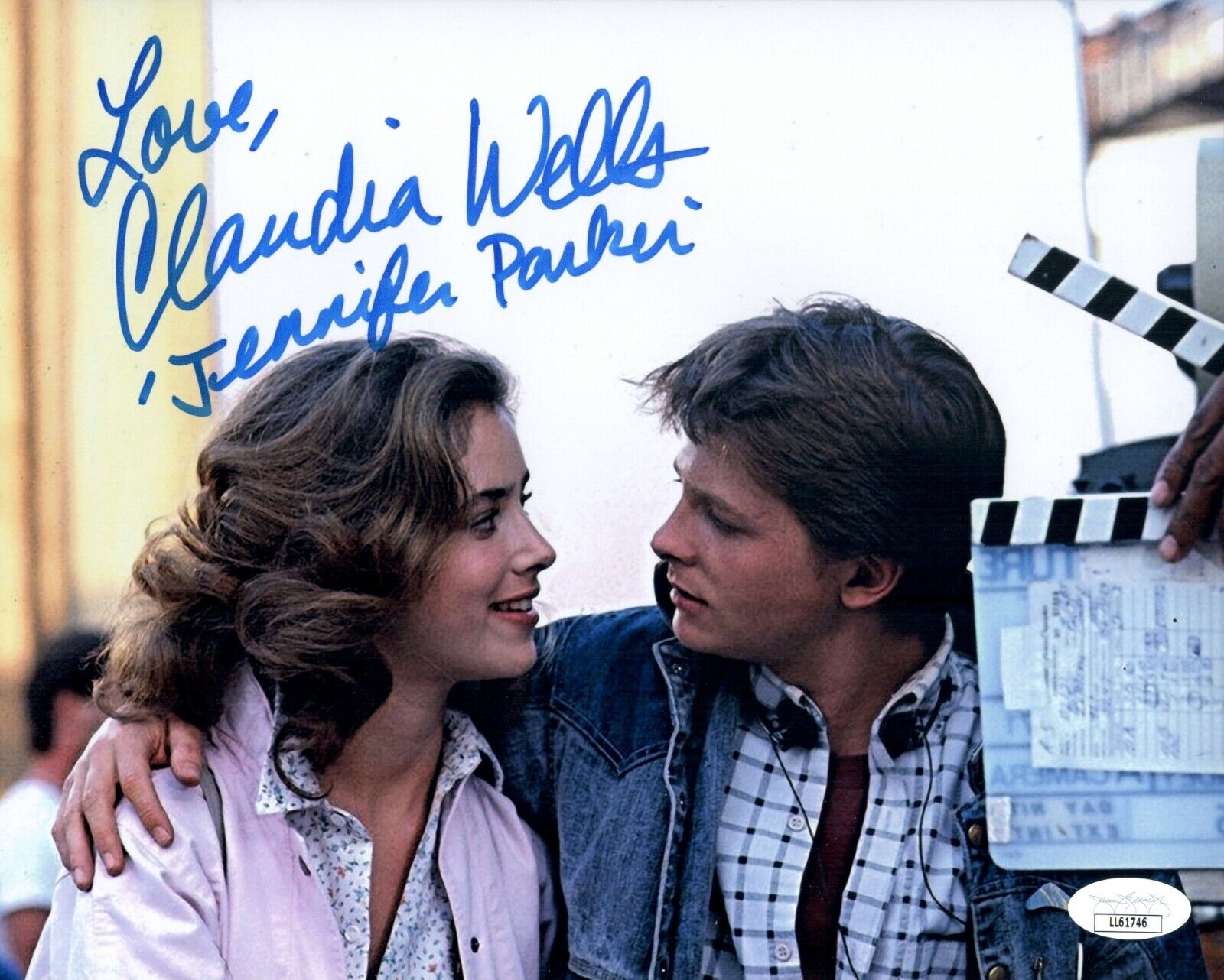 CLAUDIA WELLS Signed 8x10 Photo Poster painting BACK TO THE FUTURE Autograph JSA COA Cert