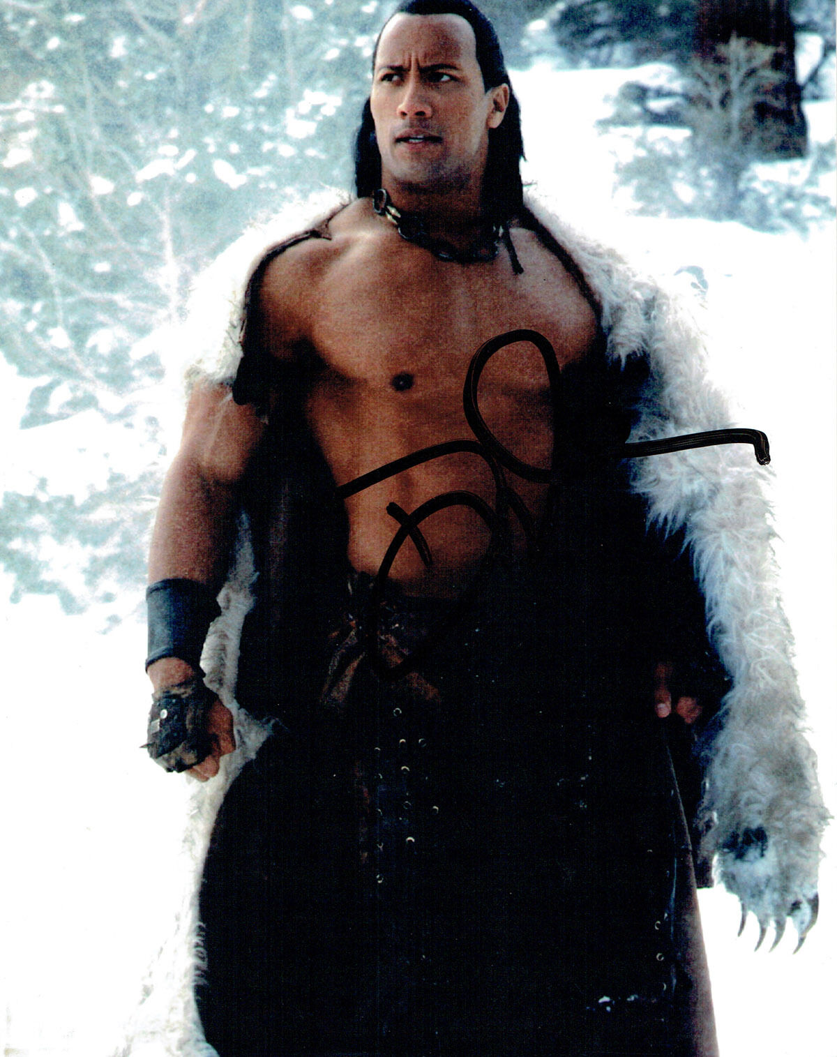 Dwayne JOHNSON The Rock SIGNED Autograph 10x8 Photo Poster painting AFTAL COA HERCULES