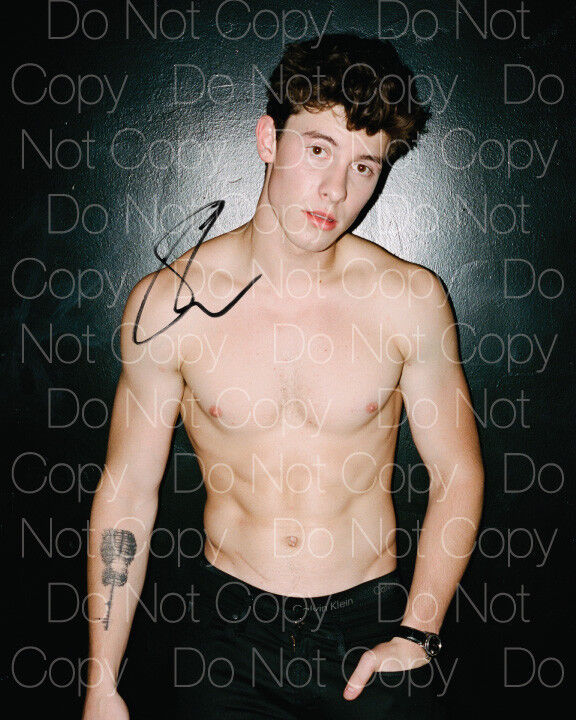 Shawn Mendes signed In My Blood sexy hot 8X10 Photo Poster painting picture poster autograph RP