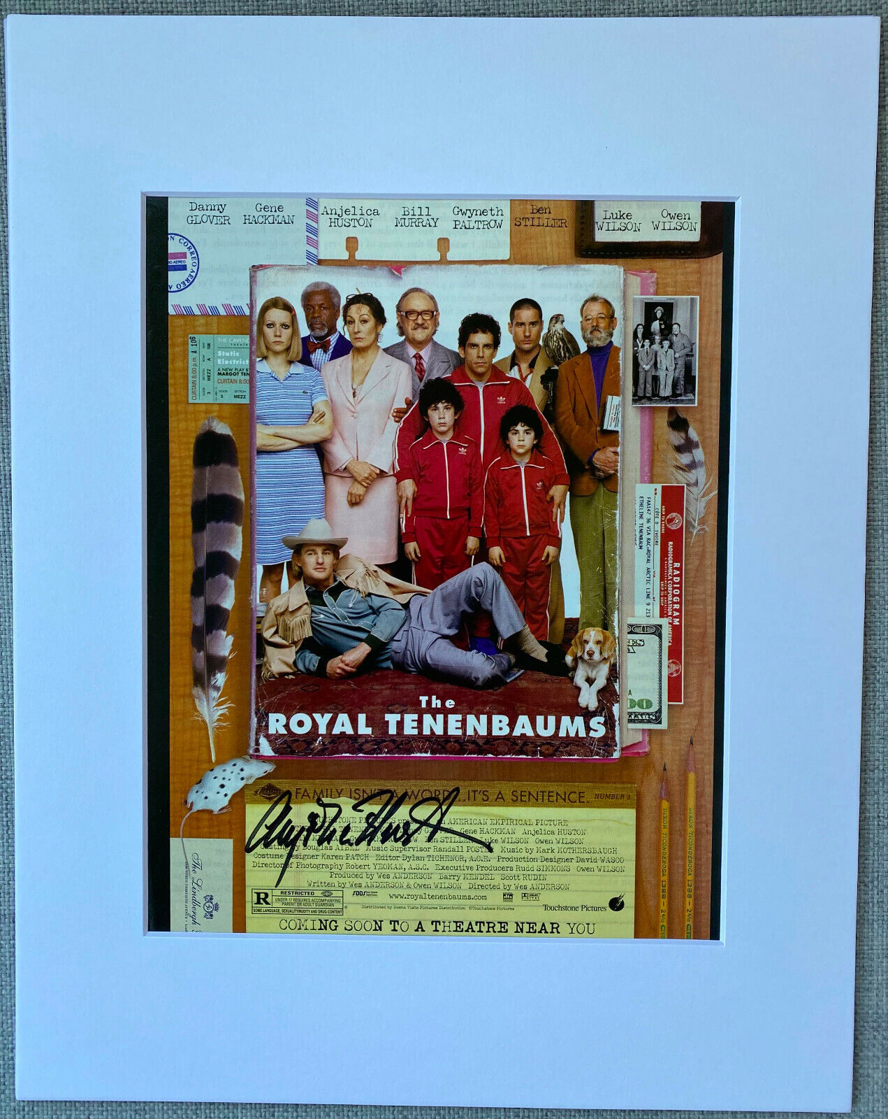 Anjelica Huston Signed Autograph Photo Poster painting Display - The Royal Tenenbaums, Authentic