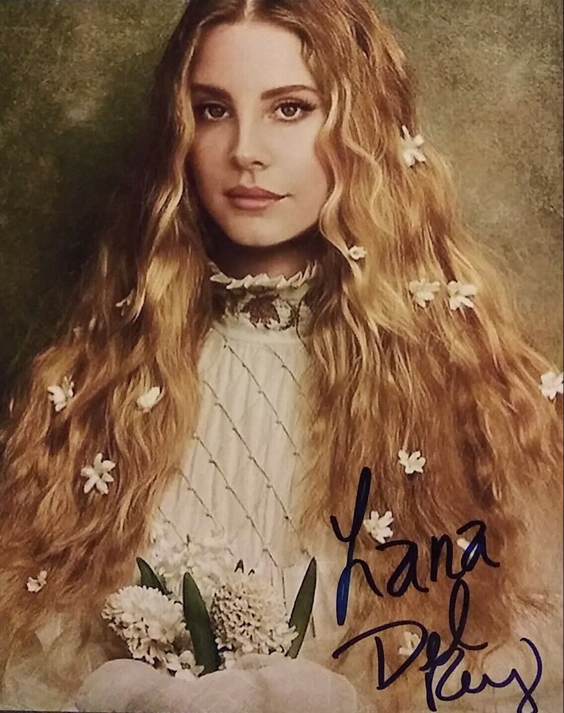 Lana Del Rey signed 8 x 10