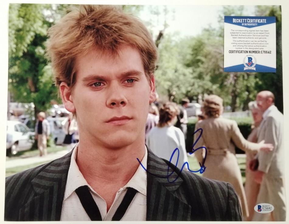 Actor KEVIN BACON Signed Footloose 11x14 Photo Poster painting Autograph~ Beckett BAS COA