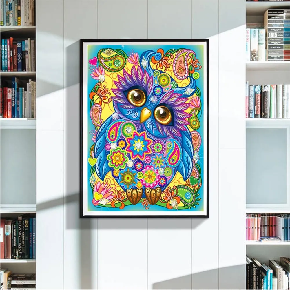 Special Shape Diamond Painting 40*30cm - Owl