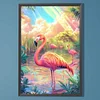Diamond Painting-DIY Full Round Drill Flamingo(40*60CM)