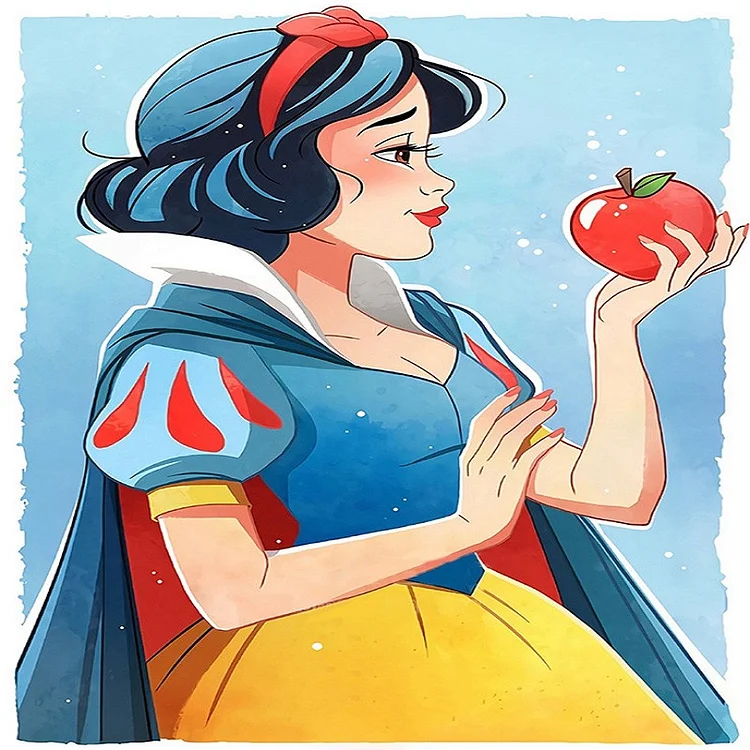 Disney Snow White 11CT (40*50CM) Stamped Cross Stitch gbfke