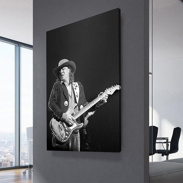 Stevie Ray Vaughan Canvas Wall Art