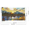 （2-Pack)Beautiful Landscape-Full Round Diamond Painting 70*40CM