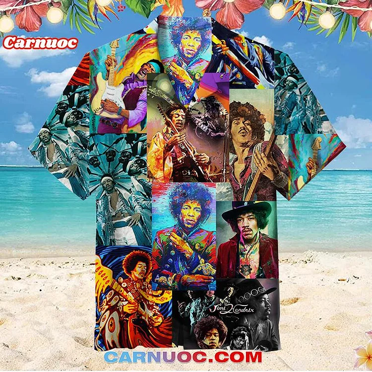 Jimi Hendrix | Unisex Hawaiian Shirt