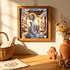 5D DIY Diamond Art Painting Kit Partial Drill(Sakura Pavilion Beauty)