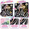 Special Shape Rhinestone Diamond Painting Kit(Black Gold Daisy Beauty)