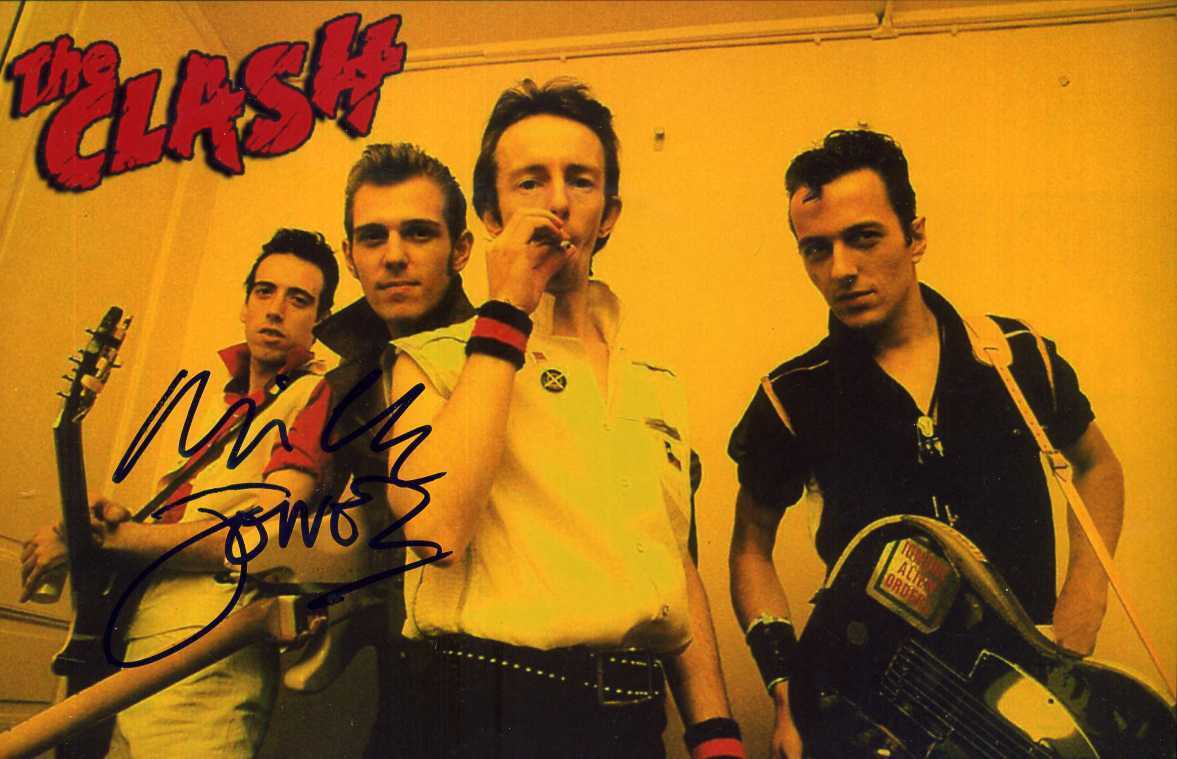 MICK JONES / THE CLASH Signed Photo Poster paintinggraph - Punk Rock Band - preprint