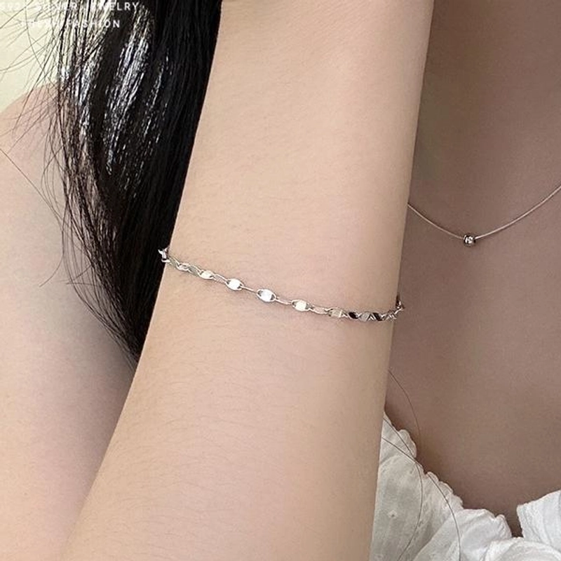 925 Sterling Silver Bracelets Elegant