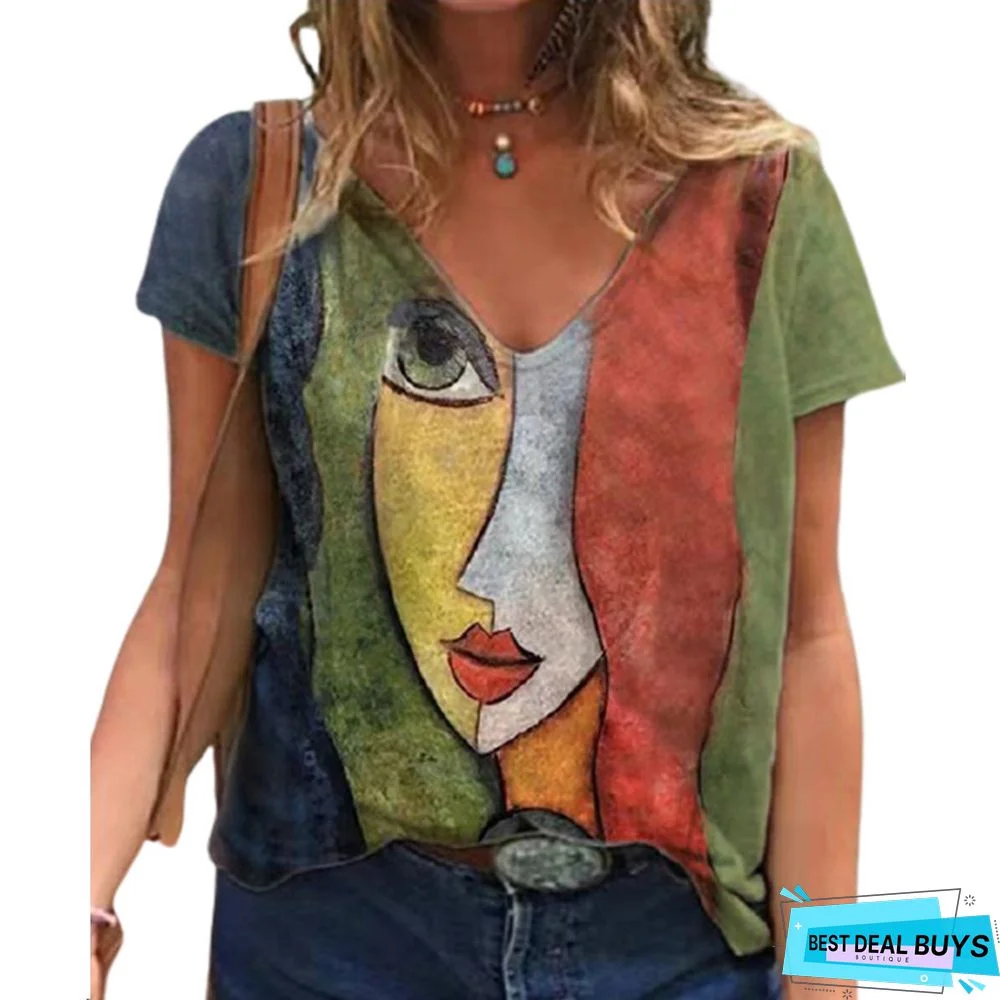 Off Shoulder Cold Shoulder Shift Casual T-shirt