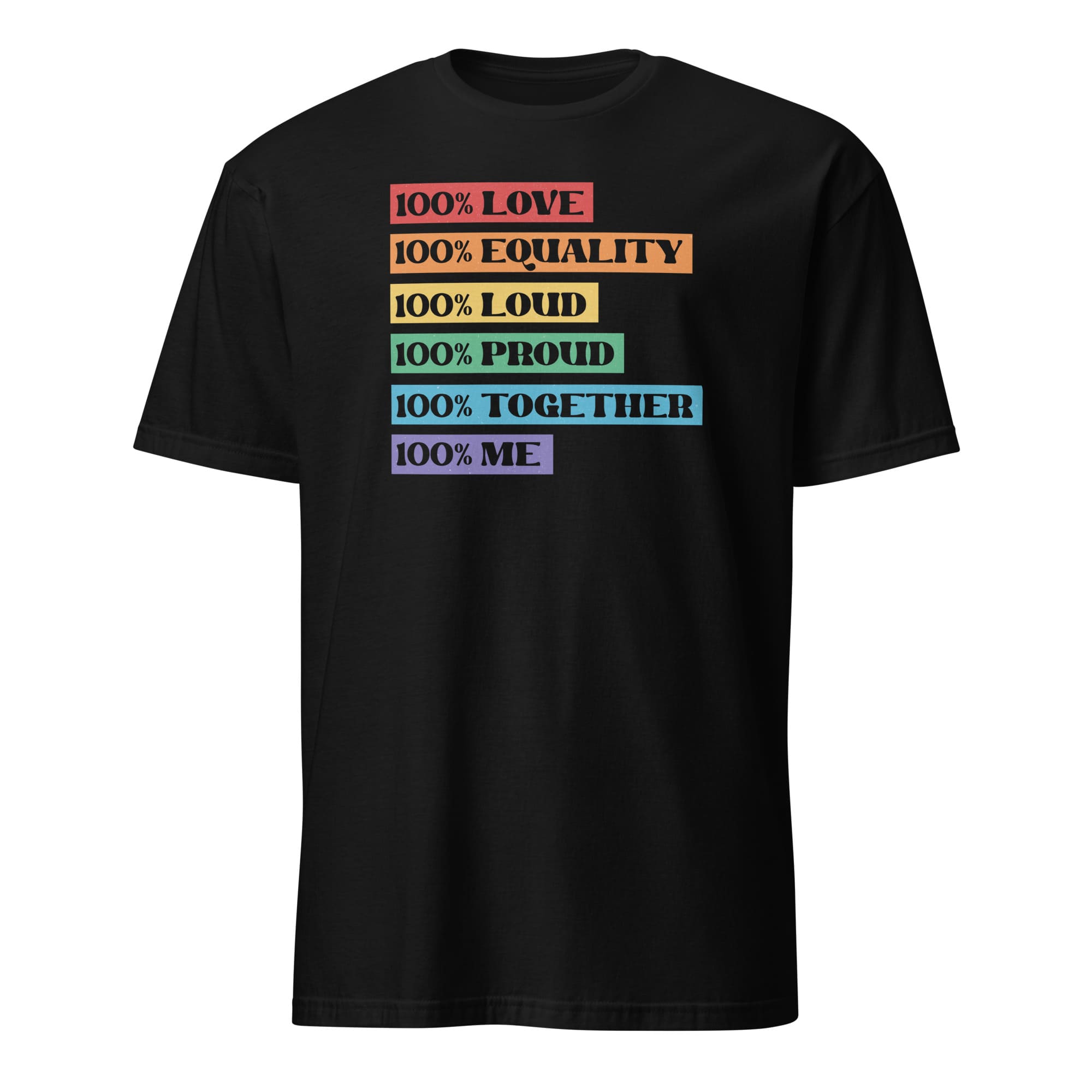 LGBTQ t-shirt 100% Love