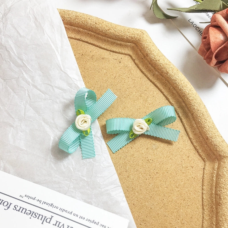 Women’s Minimalist Classic Style Bow Knot Cloth Hair Clip