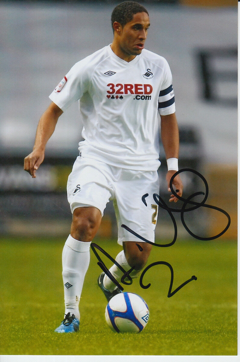 SWANSEA CITY HAND SIGNED ASHLEY WILLIAMS 6X4 Photo Poster painting 1.