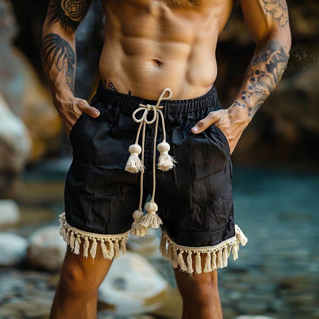 Casual Linen Shorts-inspireuse