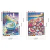 2pcs Diamond Painting -DIY Round Drill Place of Pearl