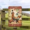 Gardening Girl I Just Want To Work In My Garden - Vintage Metal Signs - 20*30cm/30*40cm - Garden