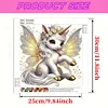 Gold Unicorn - Crystal Rhinestone Diamond Painting
