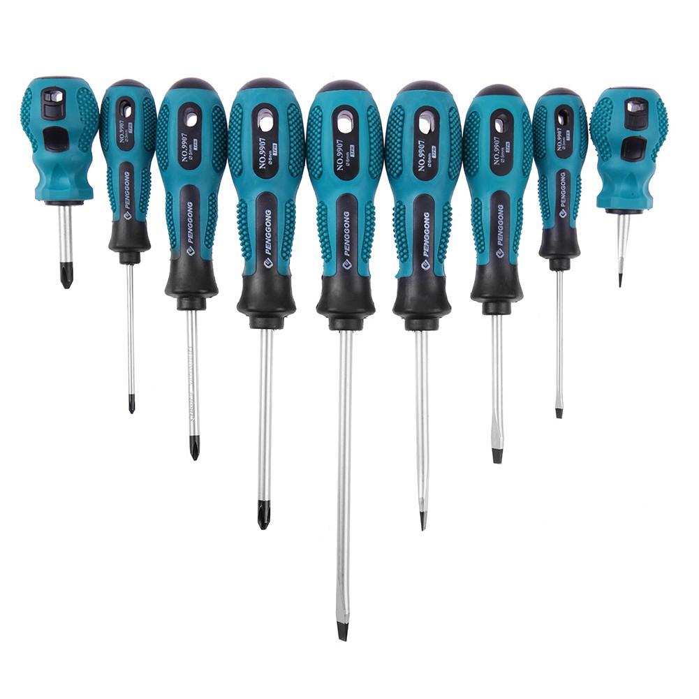 

9pcs Useful Screwdriver Set Multi-Bit Tools Screwdrivers Home Repair Kit, 501 Original