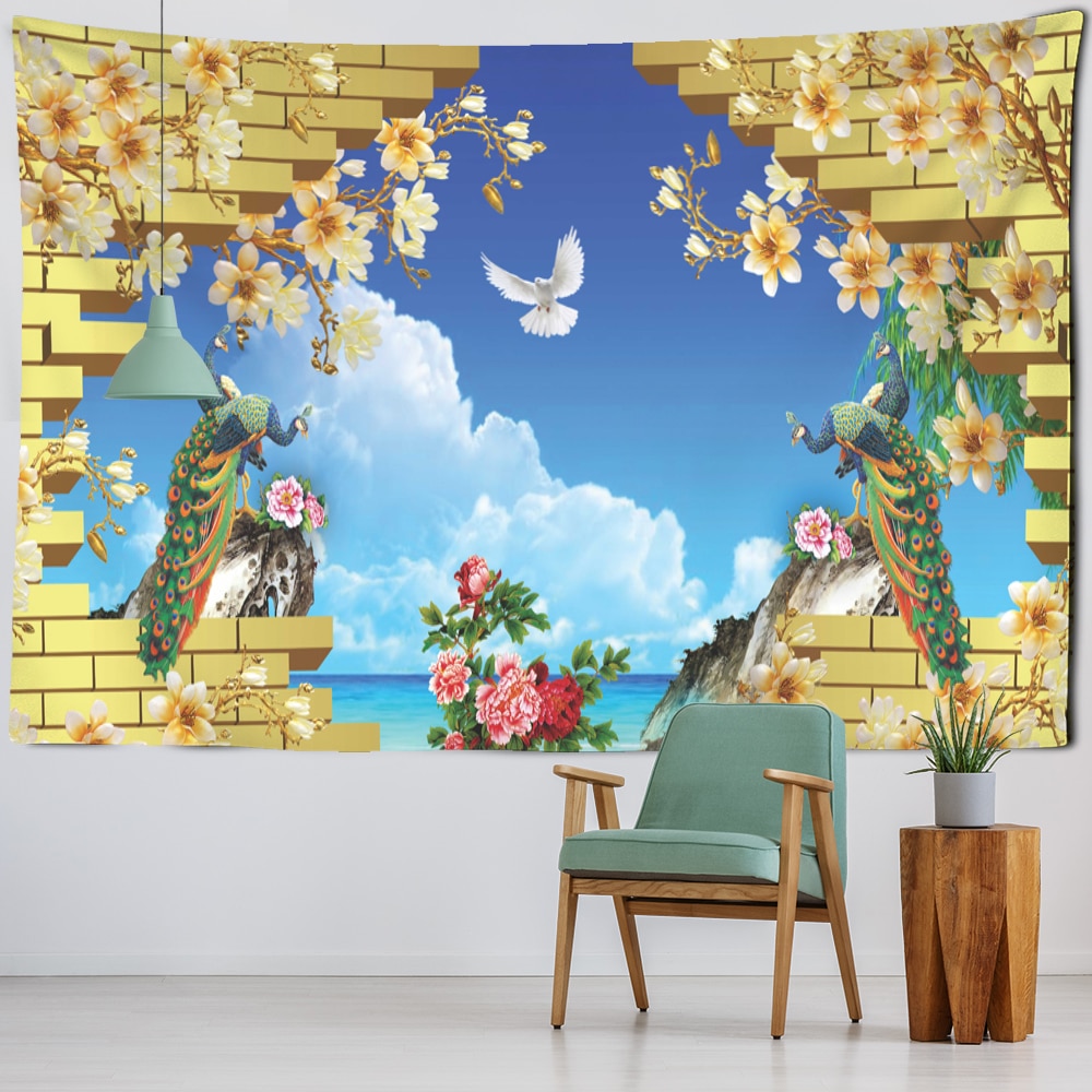 

Wall Tapestry - Wall Plants Flower-150*130cm, 501 Original