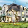 Moon Wind Chime Lamps Windbell Pendant Light LED Hanging Home Garden Decor