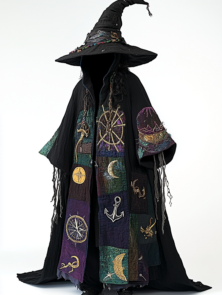 Pirate ship anchor long wizard cape 157f