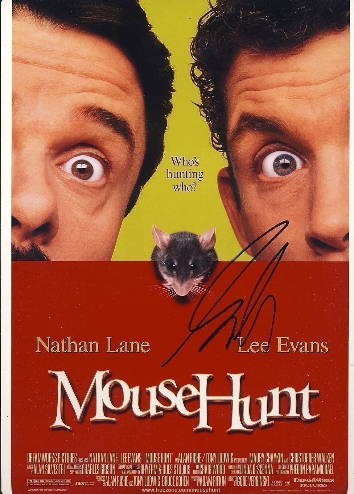 Gore Verbinski Autograph MOUSEHUNT DIRECTOR Signed 12x8 Photo Poster painting AFTAL [2882]