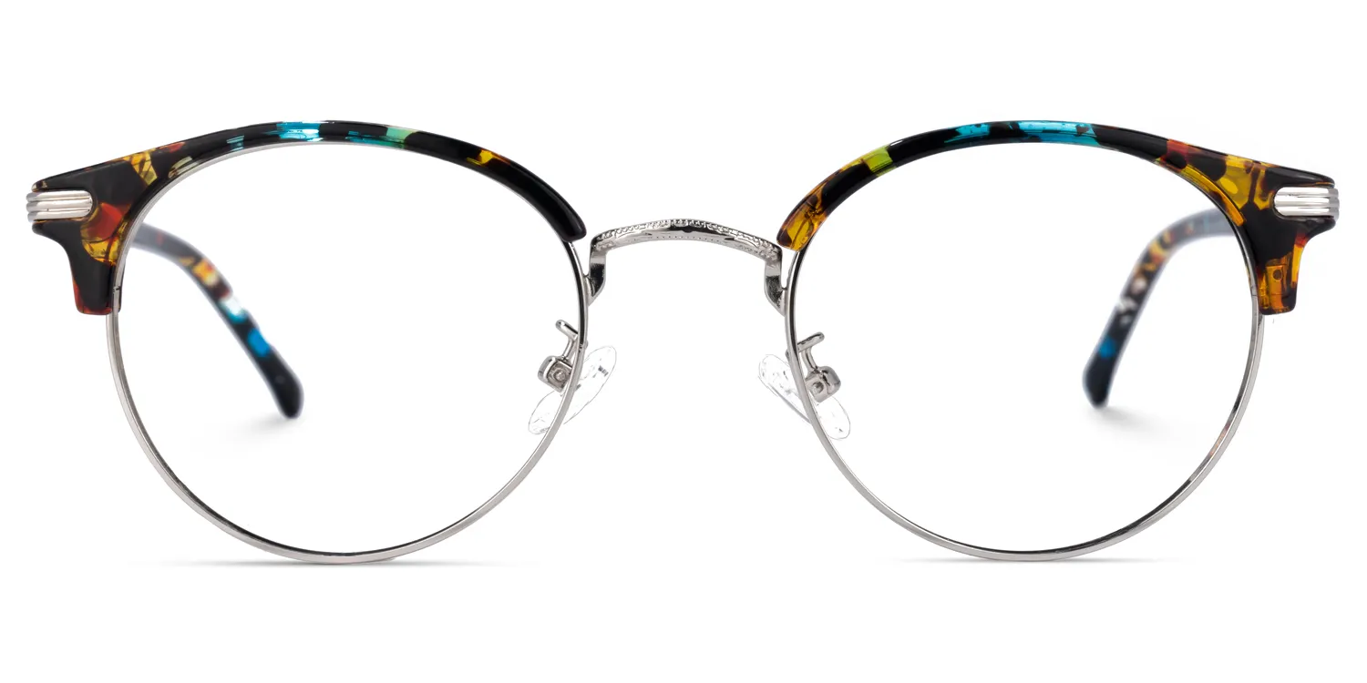 Alyssa Bunt Rund Brille  Bunt