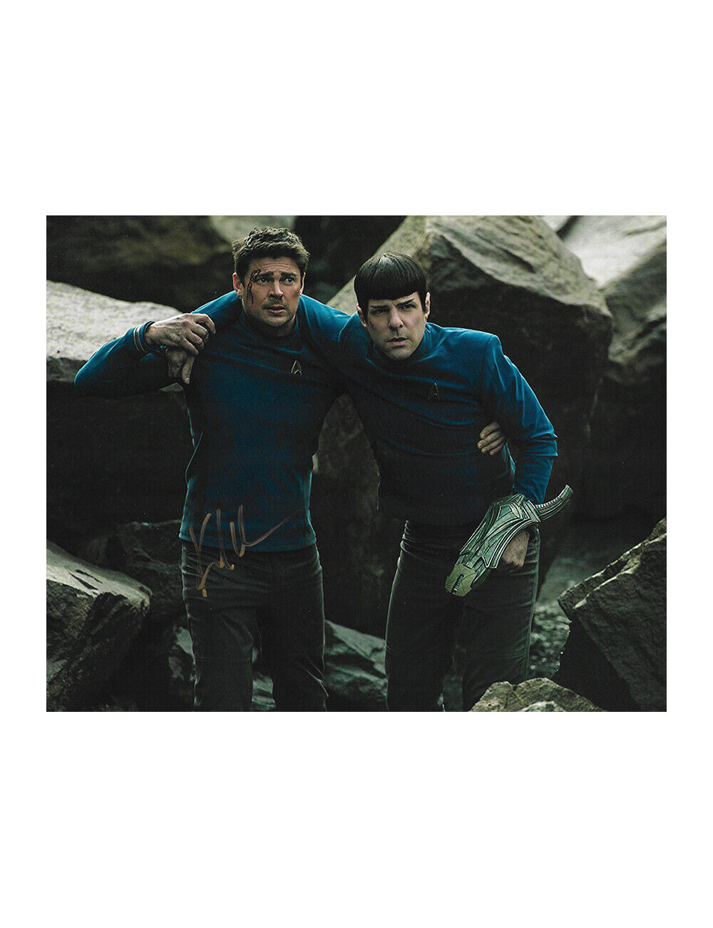 10x8 Star Trek: Beyond Print Signed by Karl Urban 100% Authentic + COA