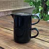 Ceramic Coffee Cup Set One Cup And One Pot