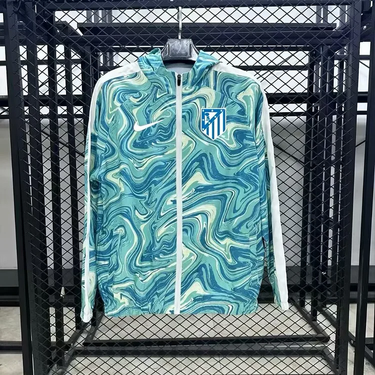 25/26 Atletico Madrid Green Windbreaker
