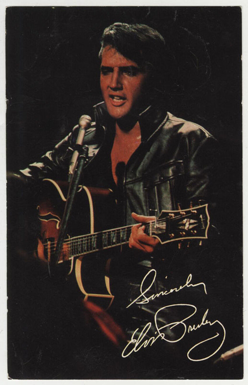 ELVIS PRESLEY Signed Photo Poster paintinggraph - Rock & Roll Star Singer - preprint