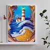 Diamond Painting-DIY Full Round Drill Lighthouse