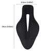 Carbon 3D Printed Bike Saddle Lightweight Short Nose Racing Bicycle Seat Shockproof Ultralight Road MTB Cycling Cushion Cycling Accessories