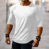Slim Simple Casual Plain Men's T-Shirt by Inlyline