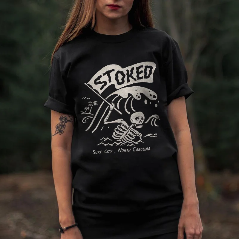 Stoked Printed Women's T-shirt -  