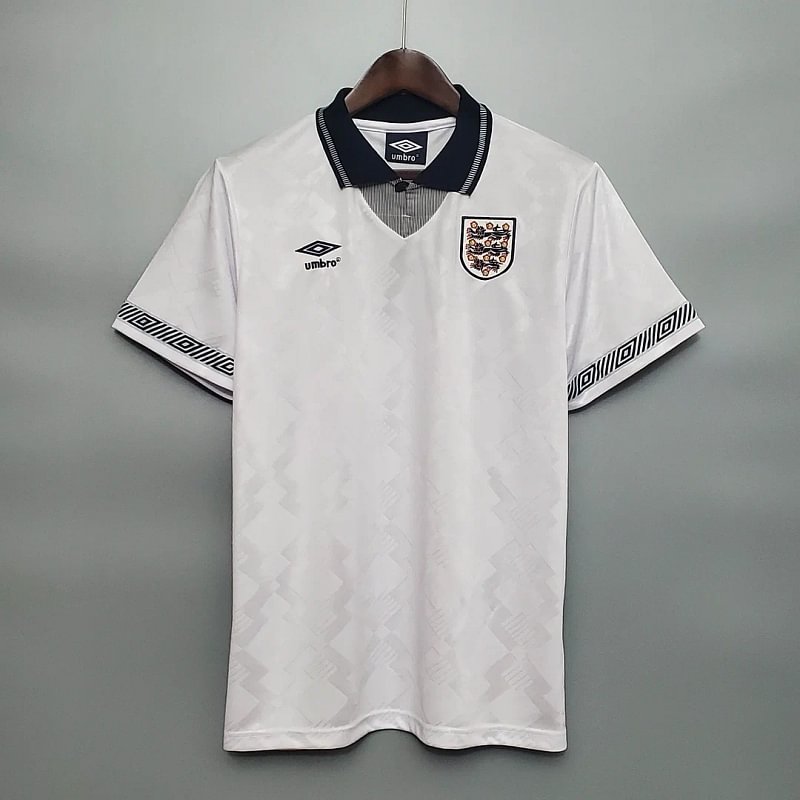 1990 Retro England Away Football Shirt