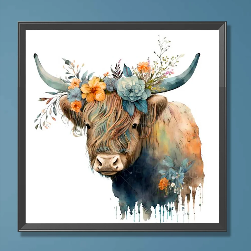 Diamond Painting - Full Round Drill - Flower Yak(Canvas|30*30cm)