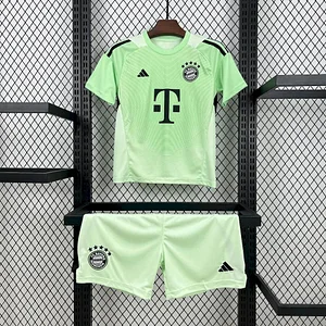2025/2026 Bayern Munich Goalkeeper Green Football Shirt 1:1 Thai Quality Kids Size