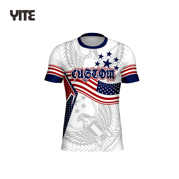 YITE High Quality Wholesale Sport softball T Shirts Custom Logo