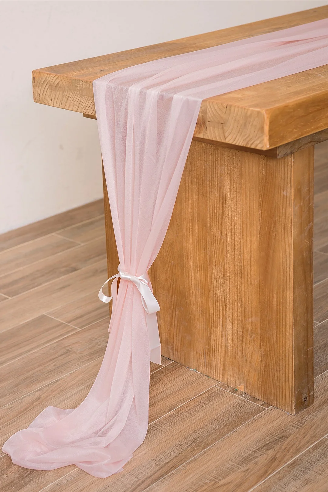 Romantic Sheer Table Runner 29" w x 10ft/14ft - 13 Colors