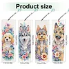 4Pcs Blume Welpe - 5d DIY Handwerk Lesezeichen