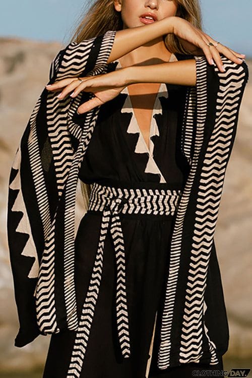 Bleachbohemian Wrap Kimono Robe