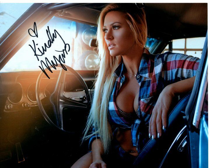 KINDLY MYERS signed autographed SEXY PONTIAC Photo Poster painting